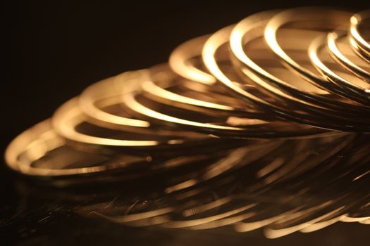 Metal Rings closeup