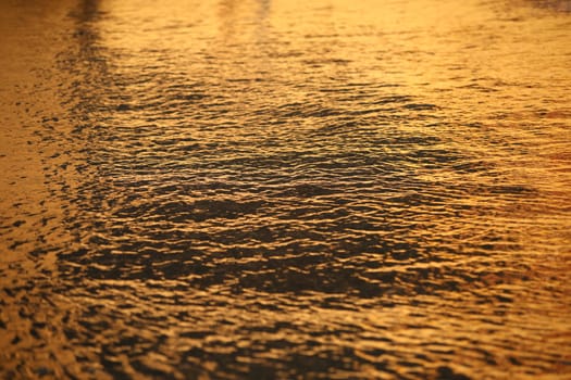 Water waves in the sea
