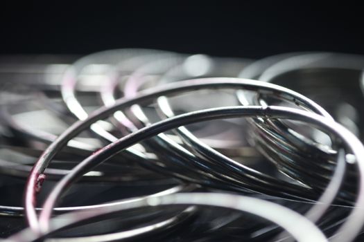 Metal Rings closeup