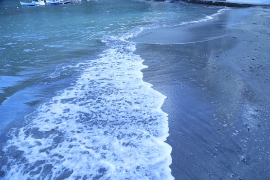 Water waves in the sea