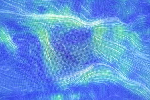 Satellite view of a sea
