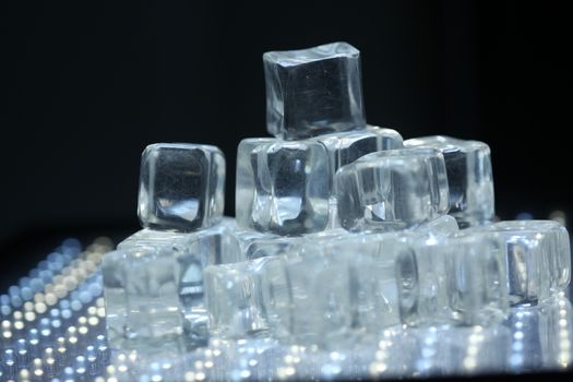 Ice cubes in the pub