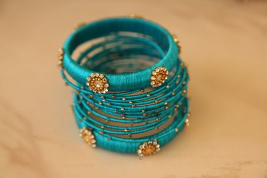 Color  Bangles closeup