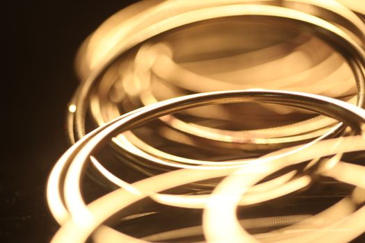 Metal Rings closeup