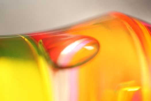 water drops on the glass
