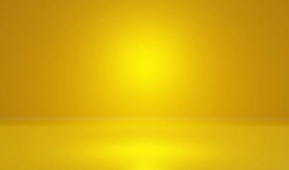 3d rendering of interior with  , yellow blank trade show booth for designers. Background empty room with space for your text and picture.