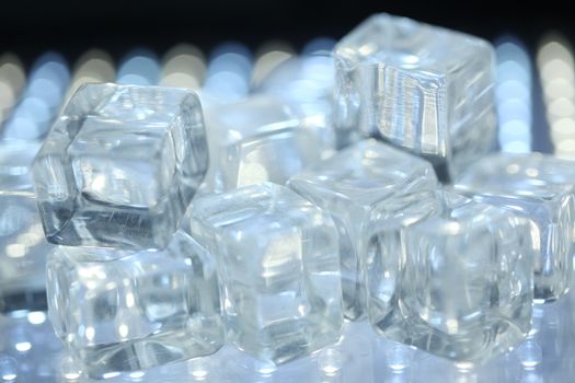 Ice cubes in the pub