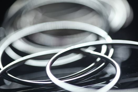 Metal Rings closeup
