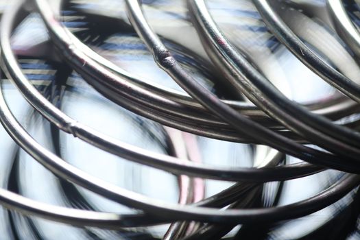 Metal Rings closeup