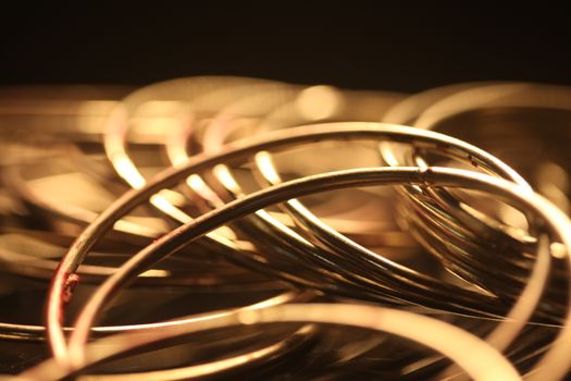 Metal Rings closeup