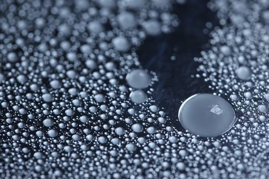 water drops on the glass