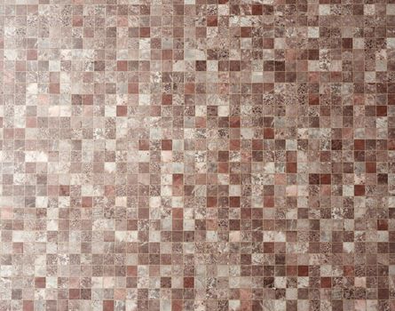 brown kitchen worktop texture, imitation mosaic, full frame, close up