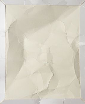 crumpled white cardboard texture, full frame, close up