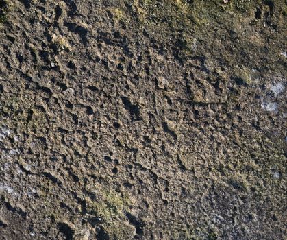 texture of gray cement with cracks and scuffs, full frame, element for the designer