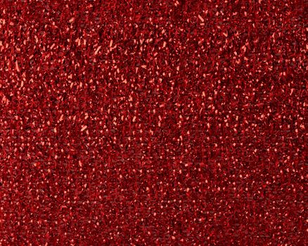 red kitchen sponge texture, full frame, macro