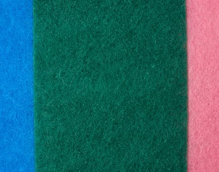  texture of a kitchen sponge with fibers, full frame, macro