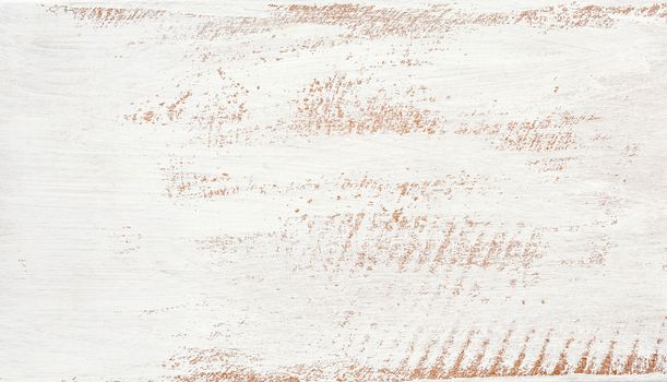 wood texture with shabby white paint, full frame, close up