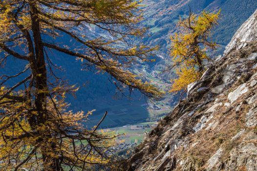 col of lien,valais,swiss