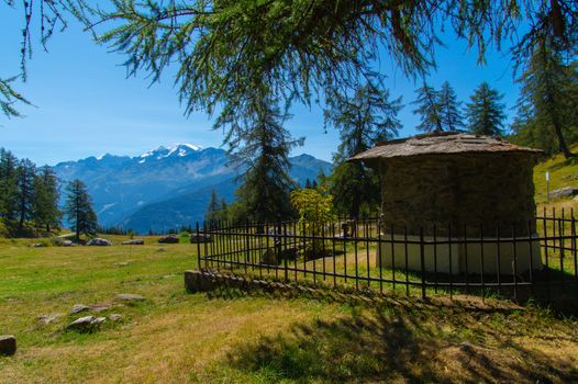 pass of lein,valais,swiss