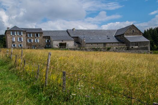 field of the wild in high Loire in Auvergne