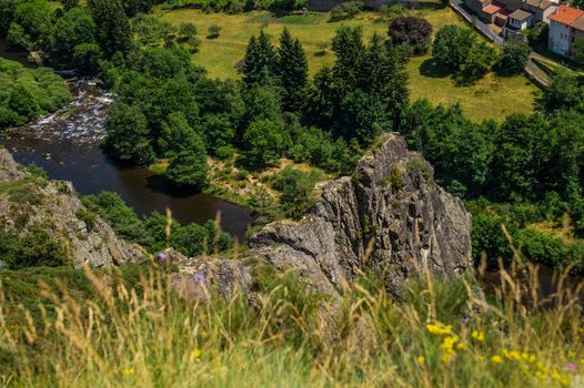 the river combine in Haute Loire and Auvergne
