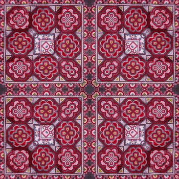 Colorful abstract kaleidoscope or endless pattern for background used.