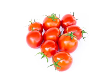 Fresh tomatoe isolated on white background, Raw food