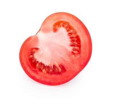 Fresh tomatoe isolated on white background, Raw food