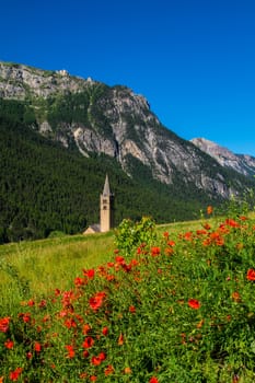 ceillac queyras in hautes alpes in france