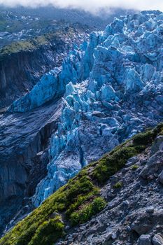 glacier in the French Alps