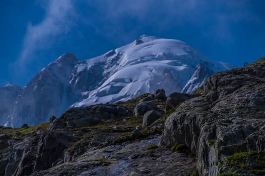 glacier in the French Alps