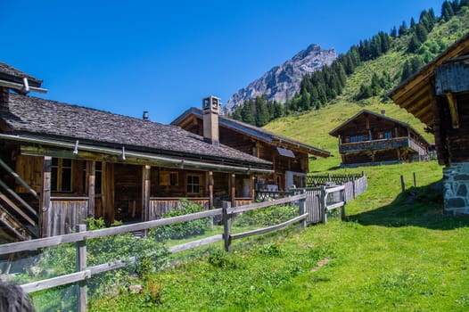 landscape of the Swiss Alps