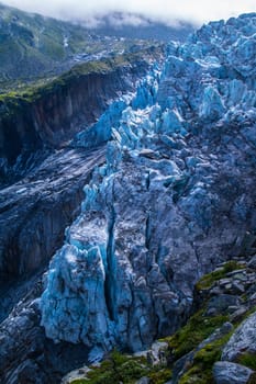 glacier in the French Alps