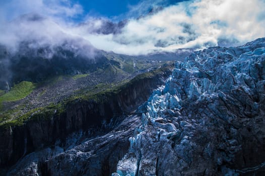 glacier in the French Alps