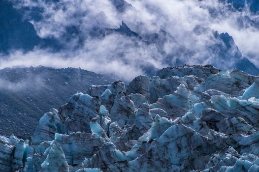 glacier in the French Alps