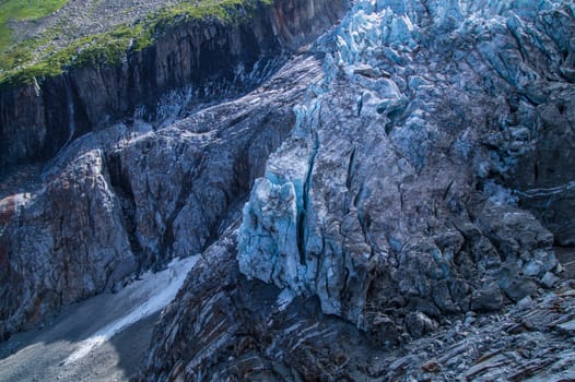 glacier in the French Alps