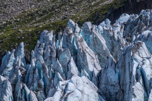 glacier in the French Alps