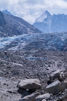 glacier in the French Alps