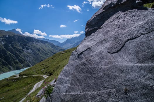 dam in the Swiss Alps