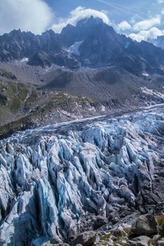 glacier in the French Alps