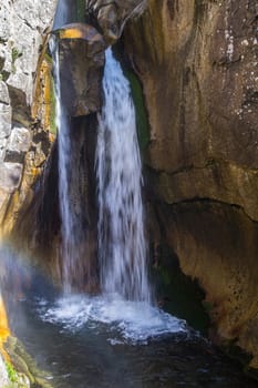 gorge in the Swiss Alps