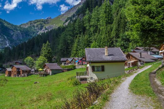 village in the Swiss Alps