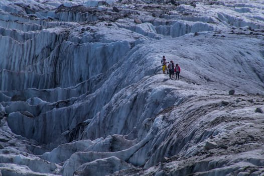 glacier in the French Alps