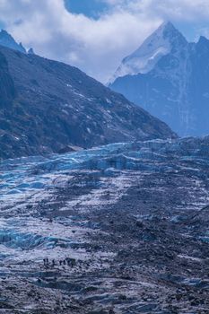 glacier in the French Alps