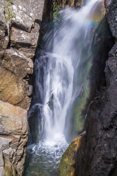 gorge in the Swiss Alps