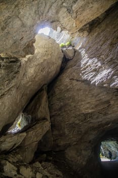 tunnel in the Swiss Alps