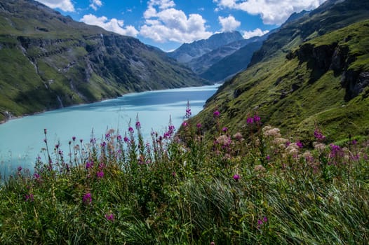 dam in the Swiss Alps