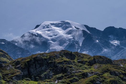 landscape of the Swiss Alps