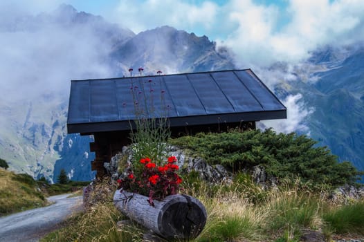 landscape of the Swiss Alps