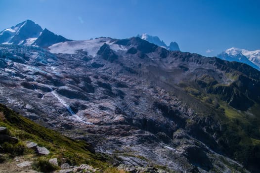 landscape of the French Alps